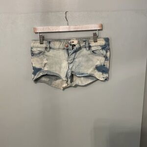 Denim Distressed Women Shorts